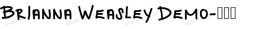 Brianna Weasley Demo字体转换